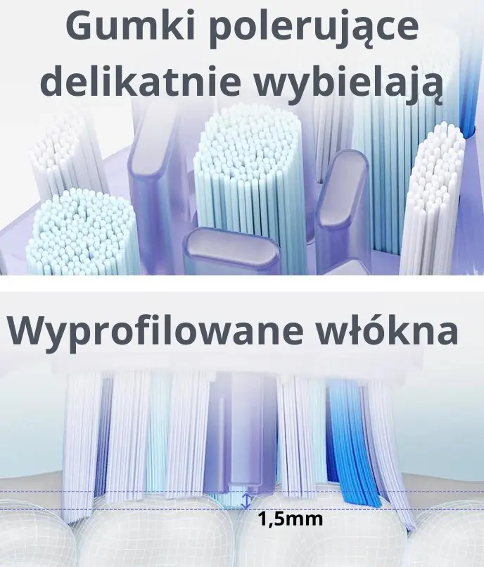 Gumki wybielające końcóka Oclean ultra White