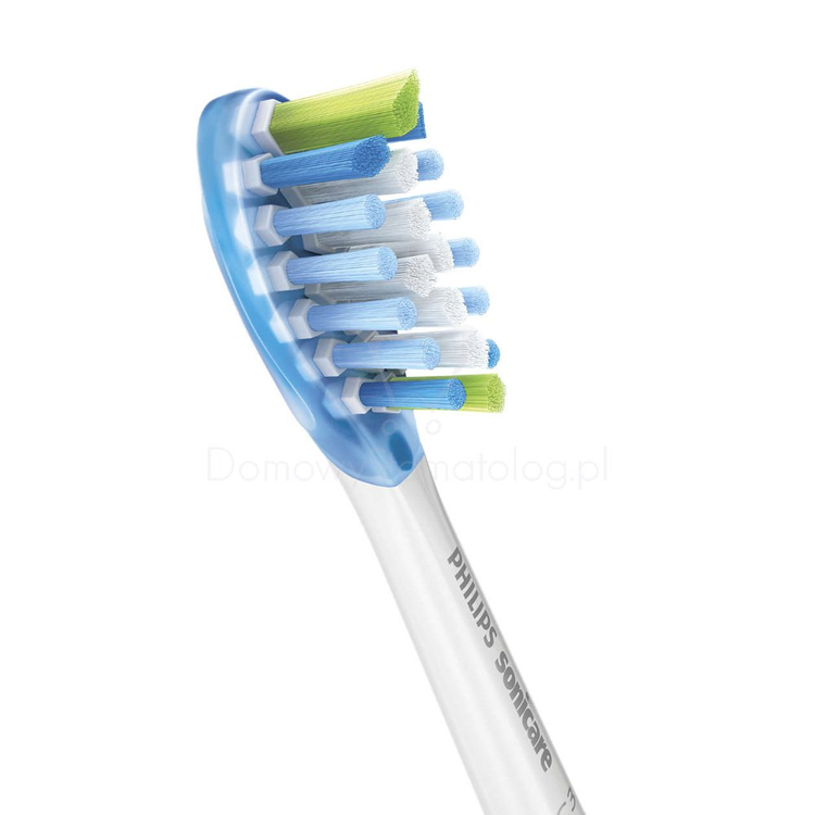 Philips Sonicare Premium Plaque Defence HX9042/17 BIAŁE 2 szt. - końcówki do szczoteczek sonicznych 