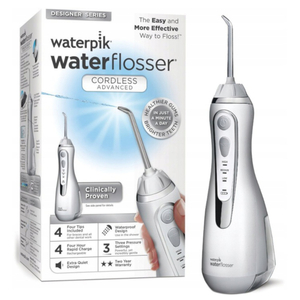 Waterpik WP 560 Srebrny Irygator bezprzewodowy z 3 trybami pracy