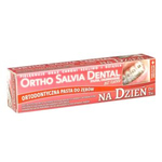 Pasta Ortho Salvia Dental Classic Day 75 ml - na dzień, dla osób noszących aparaty ortodontyczne (czerwona)