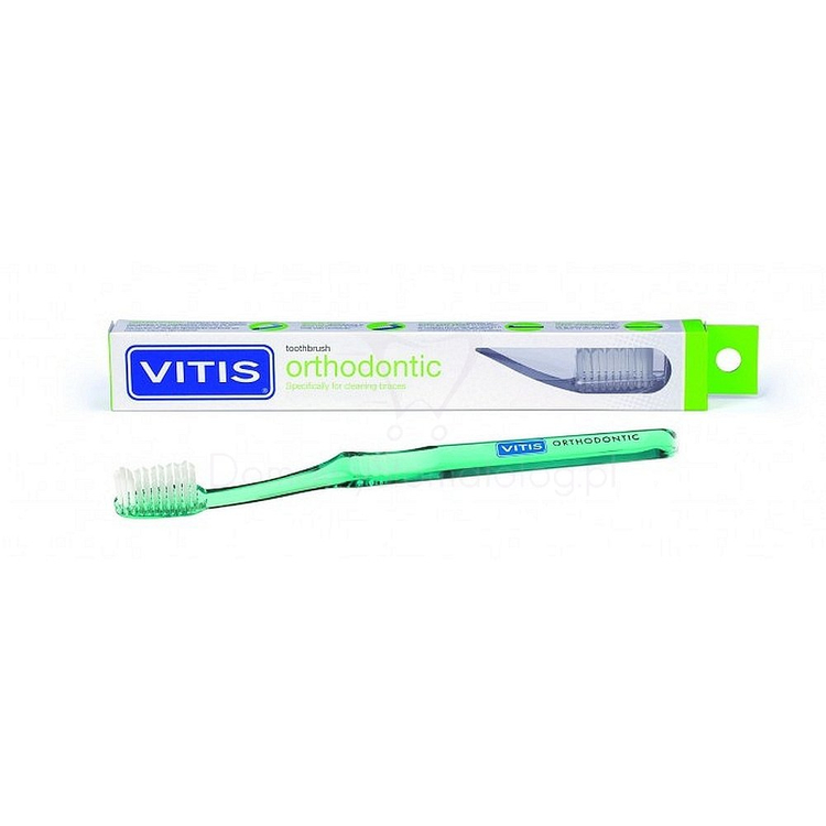 Szczoteczka ortodontyczna VITIS Orthodontic + pasta 15ml