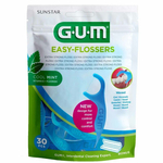 GUM Easy-Flossers (890) 30 szt.+etui - niciowykałaczki z fluorem i witaminą E