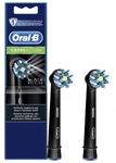 Końcówki Braun Oral-B CROSSACTION BLACK 2 szt. EB50-2 Black - główki wymienne ze specjalnym, skrzyżowanym włosiem