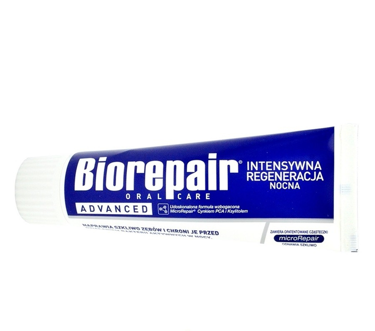 BioRepair Intensive Night Repair 75 ml - odbudowująca szkliwo pasta do stosowania na noc