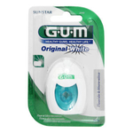 GUM Original White 30 m - dentystyczna nić woskowana z fluorem