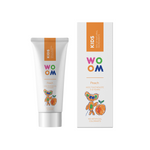 WOOM Kids Peach 3-8 50 ml - naturalna pasta do zębów dla dzieci