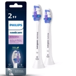 Końcówki wymienne Philips Sonicare Sensitive HX6052/10 S2 2sztuki - delikatne włosie