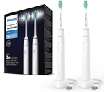 Zestaw dwóch szczoteczek sonicznych Sonicare 3100 HX3675/13 DWUPAK BIAŁE